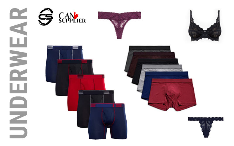 Wholesale Underwear, Briefs, Boxer Shorts, Bra & Panties